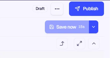 Form Builder - Publish, Save now, and Hide Preview